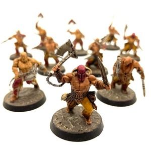 Khorne Bloodbound Bloodreavers 10 Painted Miniatures Goliath